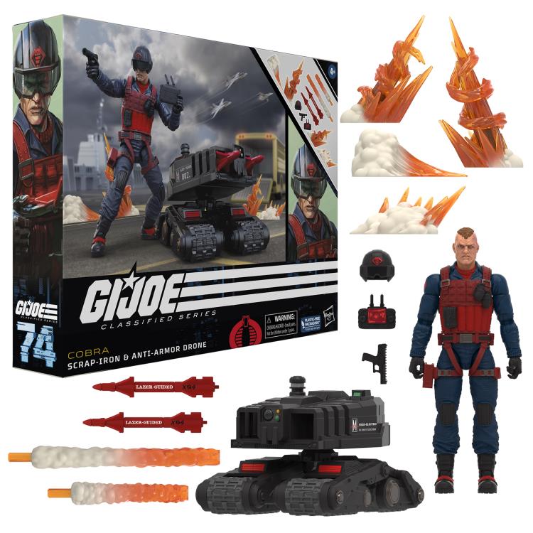 G.I. Joe Classified Series #74 Scrap-Iron & Anti-Armor Drone Set