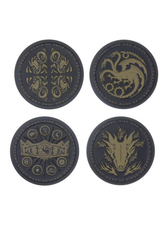 House of the Dragon Metal Coasters Set of 4 Coasters Gallery Image 2