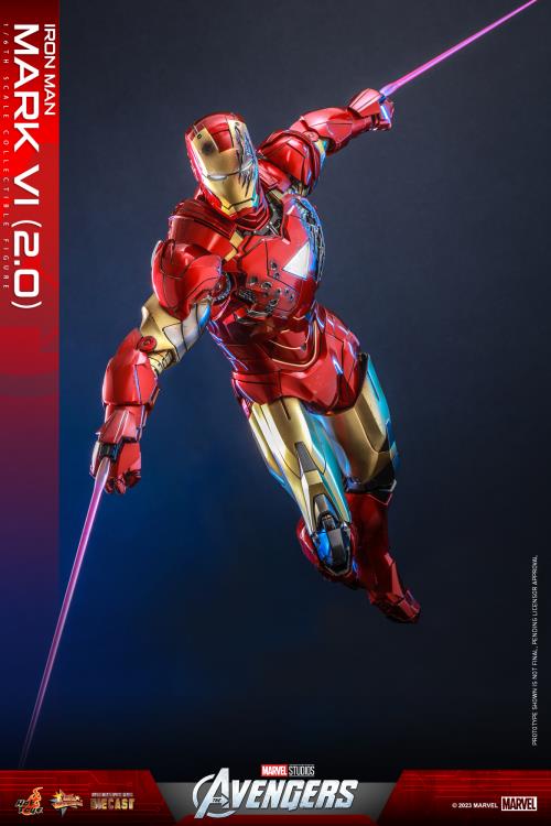 The Avengers MMS687D52 Iron Man Mark VI (Ver 2.0) 1/6th Scale Collectible Figure Gallery Image 6