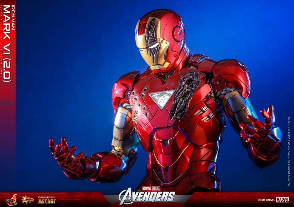 The Avengers MMS687D52 Iron Man Mark VI (Ver 2.0) 1/6th Scale Collectible Figure Gallery Image 15