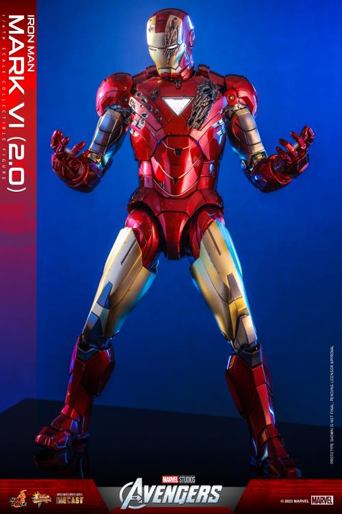 The Avengers MMS687D52 Iron Man Mark VI (Ver 2.0) 1/6th Scale Collectible Figure Gallery Image 4