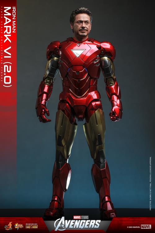 The Avengers MMS687D52 Iron Man Mark VI (Ver 2.0) 1/6th Scale Collectible Figure Gallery Image 7