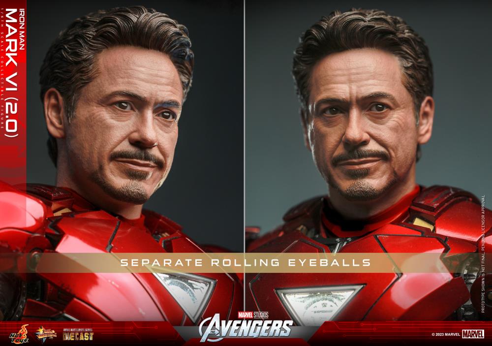 The Avengers MMS687D52 Iron Man Mark VI (Ver 2.0) 1/6th Scale Collectible Figure Gallery Image 11