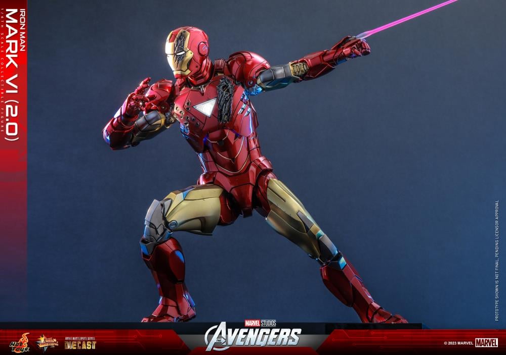 The Avengers MMS687D52 Iron Man Mark VI (Ver 2.0) 1/6th Scale Collectible Figure Gallery Image 14