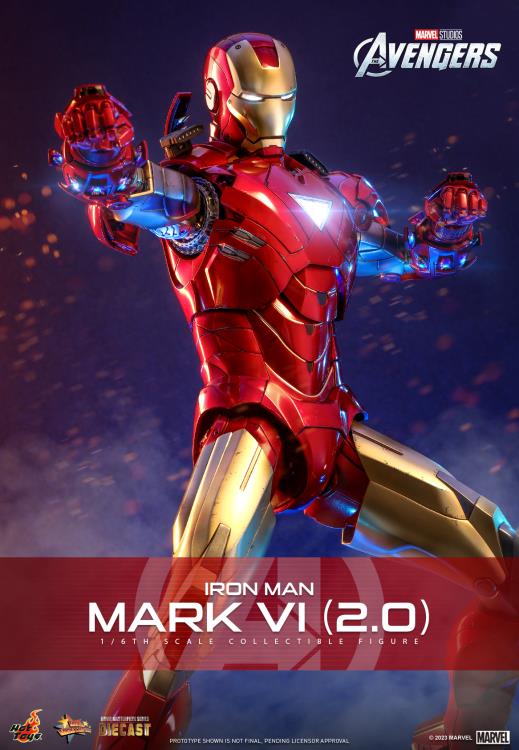 The Avengers MMS687D52 Iron Man Mark VI (Ver 2.0) 1/6th Scale Collectible Figure Gallery Image 3