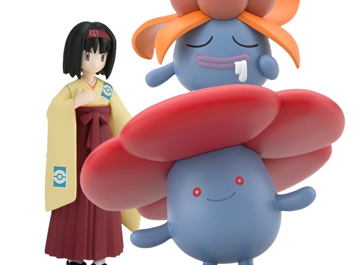 Pokemon Scale World Kanto Region Erika, Gloom & Vileplume Figure Set Gallery Image 1