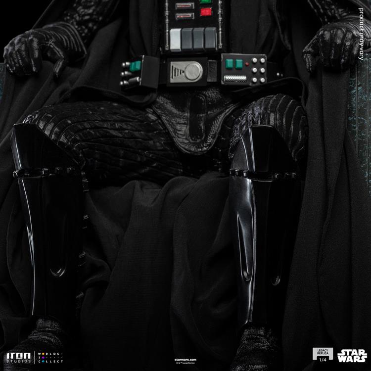 Star Wars: Obi-Wan Kenobi Legacy Replica Darth Vader on Throne 1/4 Scale Limited Edition Statue Gallery Image 11