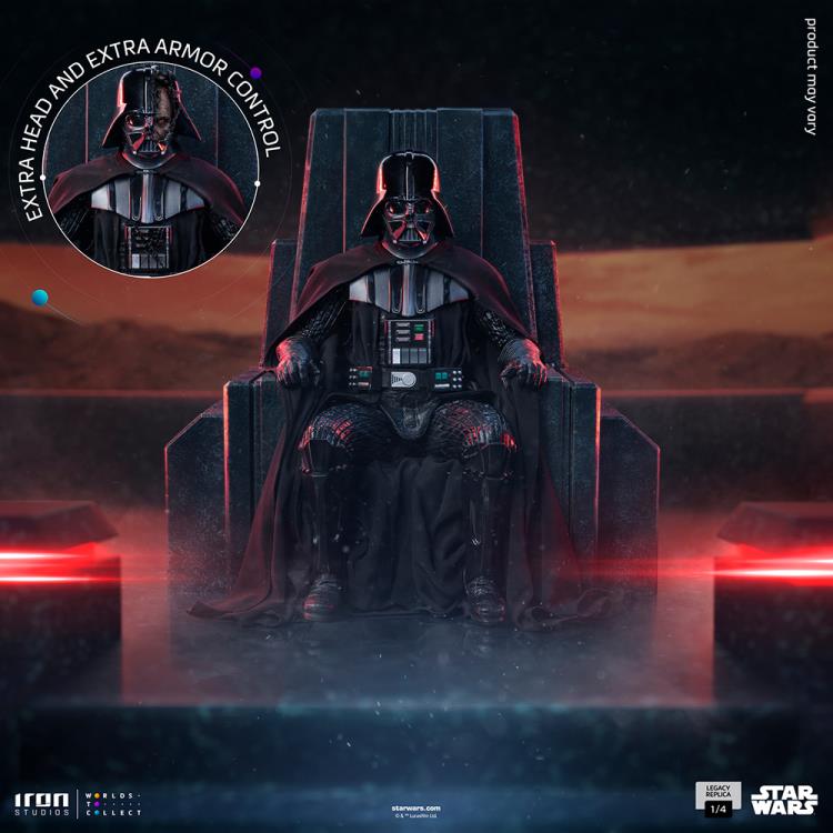 Star Wars: Obi-Wan Kenobi Legacy Replica Darth Vader on Throne 1/4 Scale Limited Edition Statue Gallery Image 16