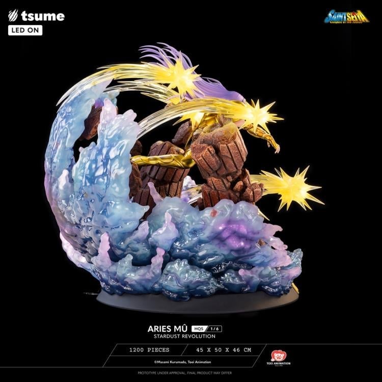 Saint Seiya HQS Aries Mu (Stardust Revolution) 1/6 Scale Limited Edition Statue Gallery Image 10