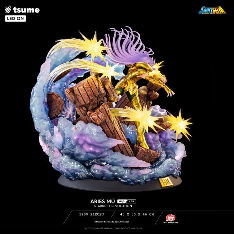 Saint Seiya HQS Aries Mu (Stardust Revolution) 1/6 Scale Limited Edition Statue Gallery Image 11