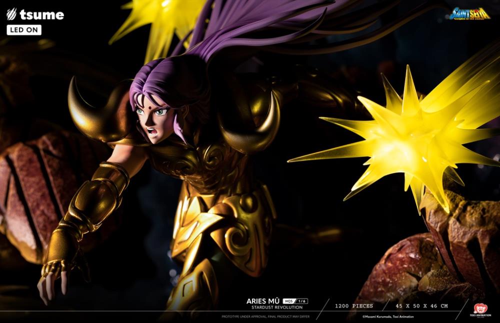 Saint Seiya HQS Aries Mu (Stardust Revolution) 1/6 Scale Limited Edition Statue Gallery Image 22