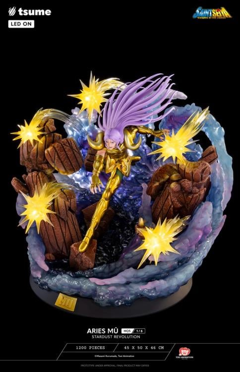 Saint Seiya HQS Aries Mu (Stardust Revolution) 1/6 Scale Limited Edition Statue Gallery Image 12