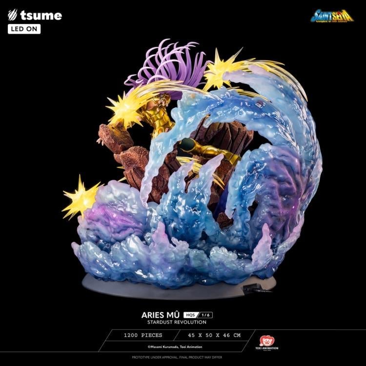 Saint Seiya HQS Aries Mu (Stardust Revolution) 1/6 Scale Limited Edition Statue Gallery Image 7