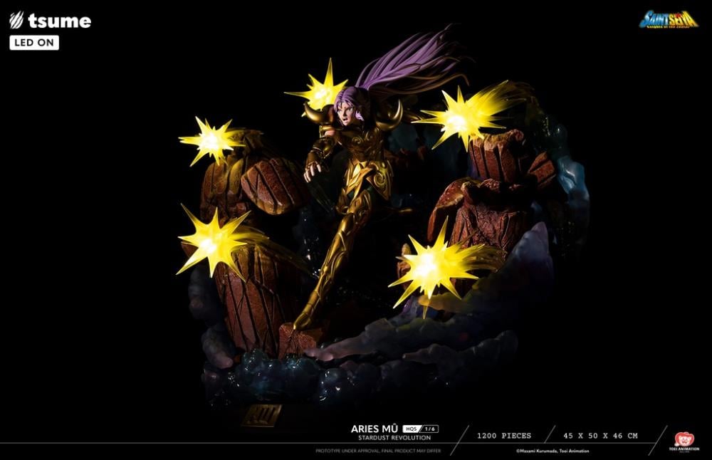 Saint Seiya HQS Aries Mu (Stardust Revolution) 1/6 Scale Limited Edition Statue Gallery Image 21