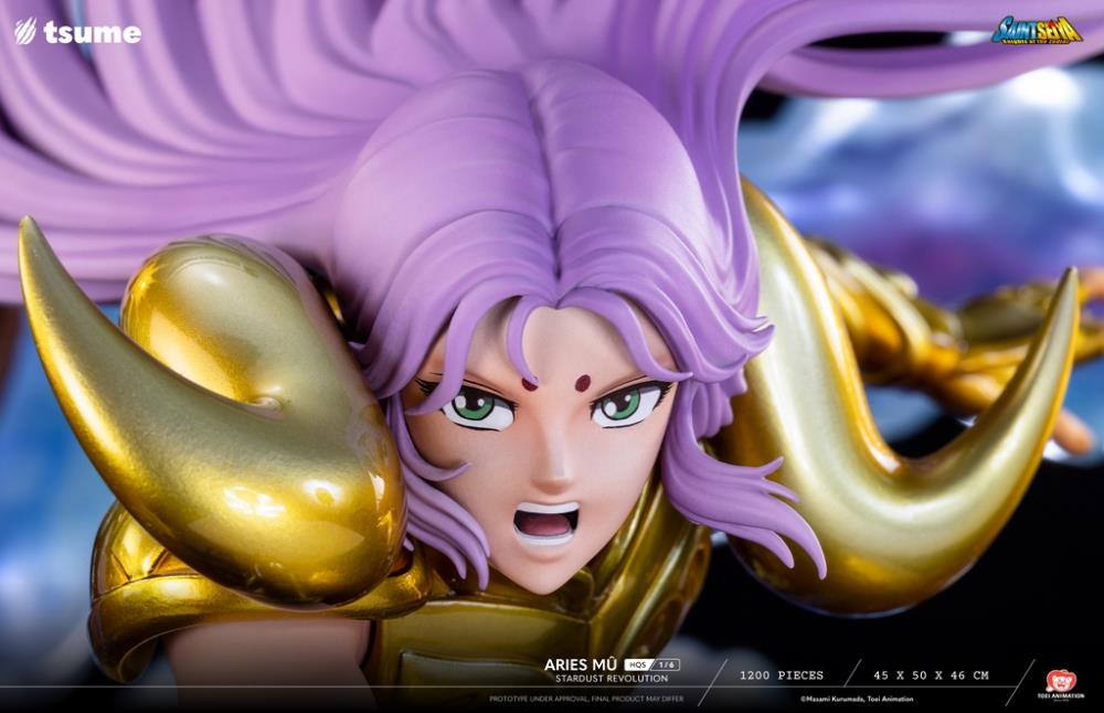 Saint Seiya HQS Aries Mu (Stardust Revolution) 1/6 Scale Limited Edition Statue Gallery Image 14