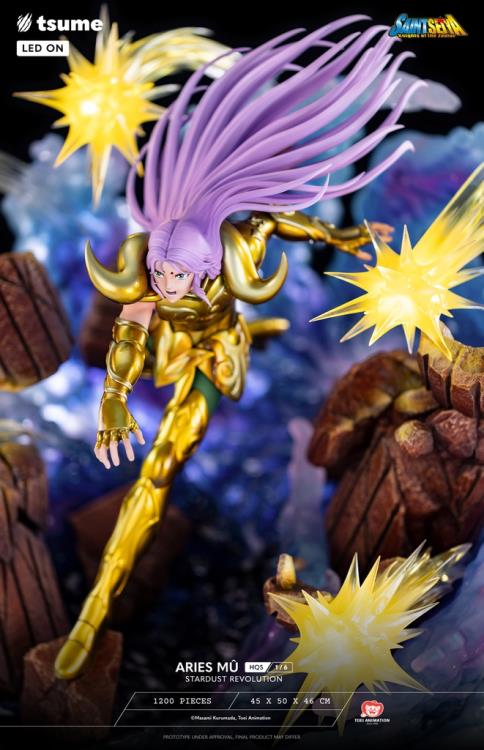 Saint Seiya HQS Aries Mu (Stardust Revolution) 1/6 Scale Limited Edition Statue Gallery Image 20