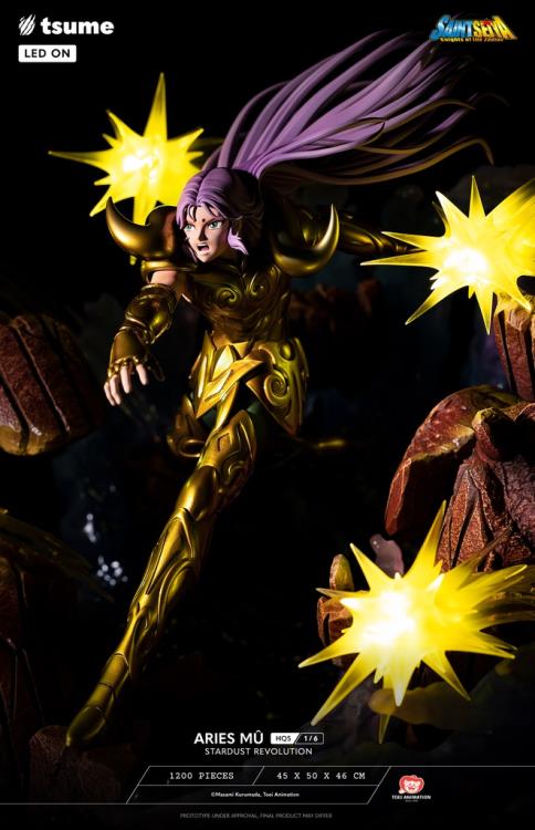 Saint Seiya HQS Aries Mu (Stardust Revolution) 1/6 Scale Limited Edition Statue Gallery Image 24