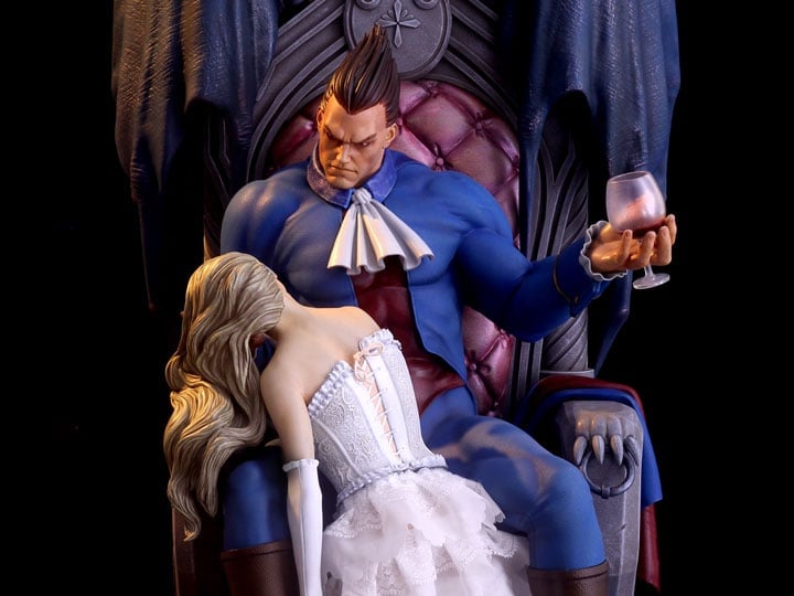 Darkstalkers Demitri Maximoff (Deluxe Edition) 1/4 Scale Statue Gallery Image 1