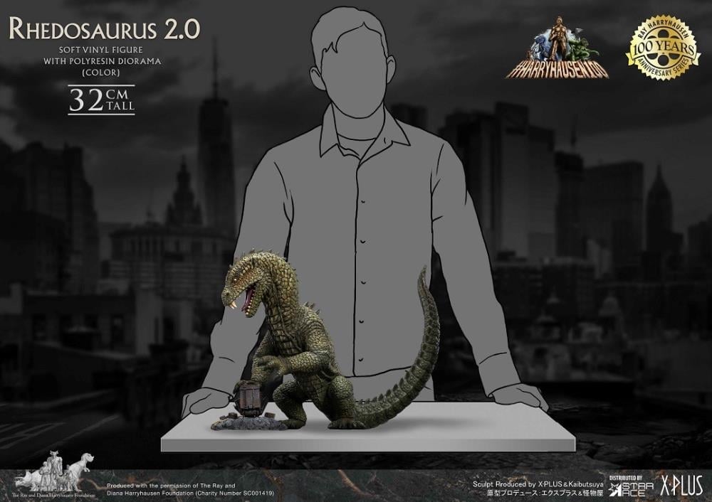 The Beast From 20,000 Fathoms Rhedosaurus (Color Ver.2.0) Deluxe Soft Vinyl Figure Gallery Image 9