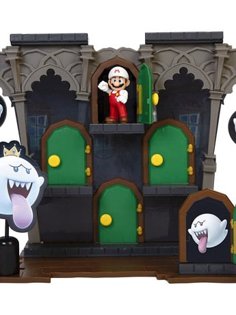Super Mario Deluxe Boo Mansion 2.5-Inch Scale Playset Gallery Image 2