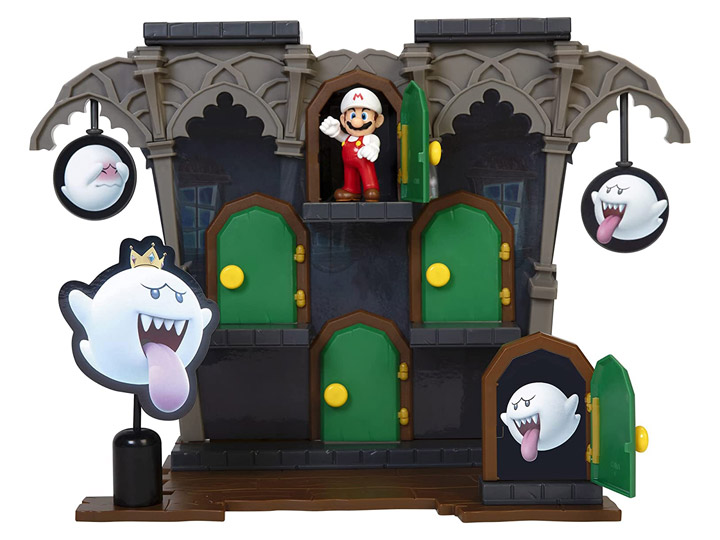 Super Mario Deluxe Boo Mansion 2.5-Inch Scale Playset Gallery Image 1