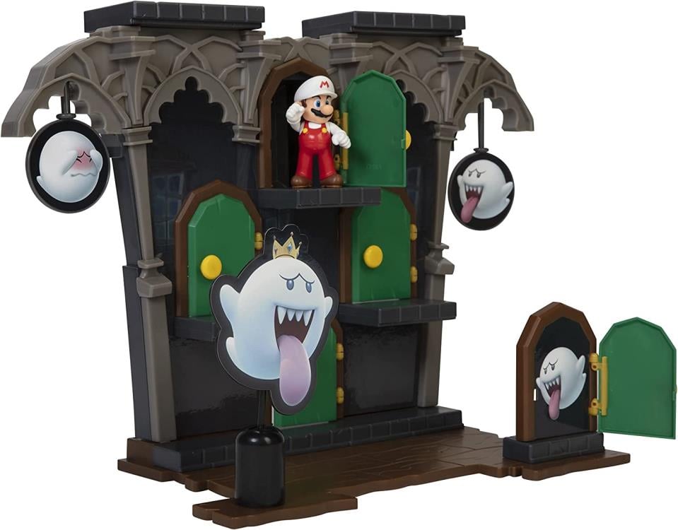 Super Mario Deluxe Boo Mansion 2.5-Inch Scale Playset Gallery Image 3