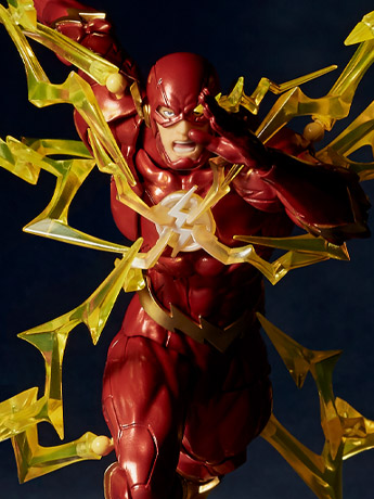 DC Comics Amazing Yamaguchi Revoltech NR010 The Flash Action Figure Gallery Image 2