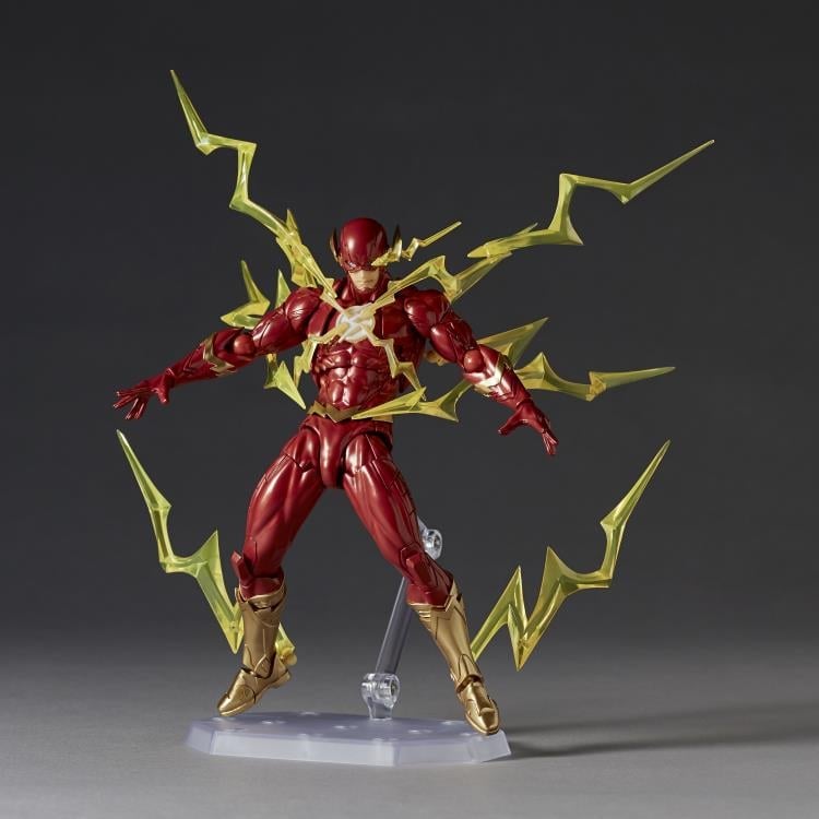 DC Comics Amazing Yamaguchi Revoltech NR010 The Flash Action Figure Gallery Image 5