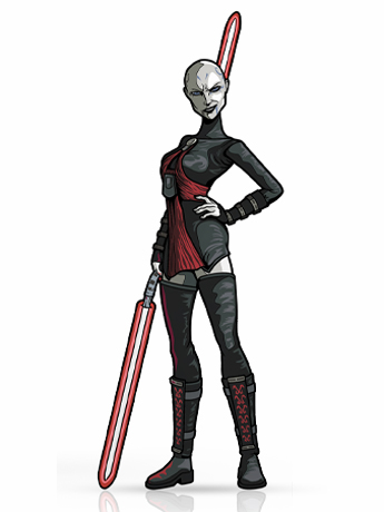 Star Wars: The Clone Wars FiGPiN #1234 Asajj Ventress Gallery Image 2