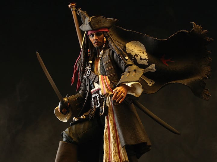 Pirates of the Caribbean Revoltech NR006 Jack Sparrow Gallery Image 1