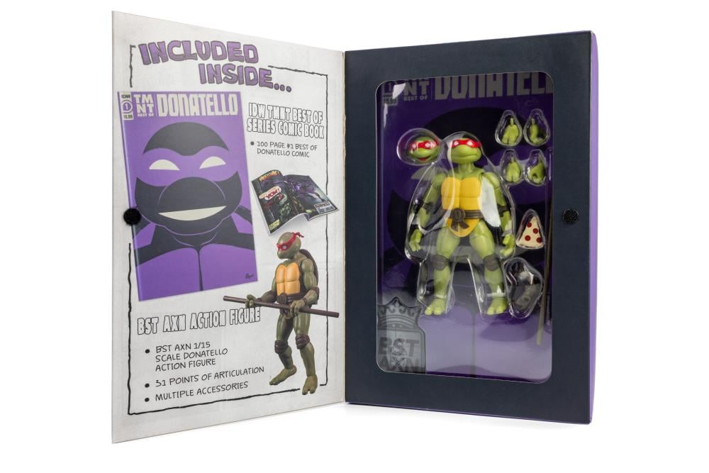 Teenage Mutant Ninja Turtles BST AXN Best of Donatello & Comic Set Gallery Image 8