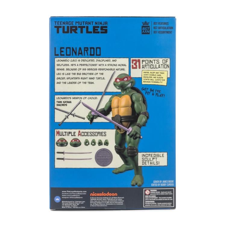 Teenage Mutant Ninja Turtles BST AXN Best of Leonardo & Comic Set Gallery Image 9