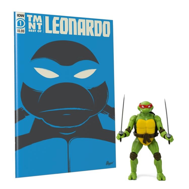 Teenage Mutant Ninja Turtles BST AXN Best of Leonardo & Comic Set Gallery Image 6