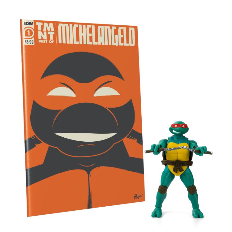 Teenage Mutant Ninja Turtles BST AXN Best of Michelangelo & Comic Set Gallery Image 7