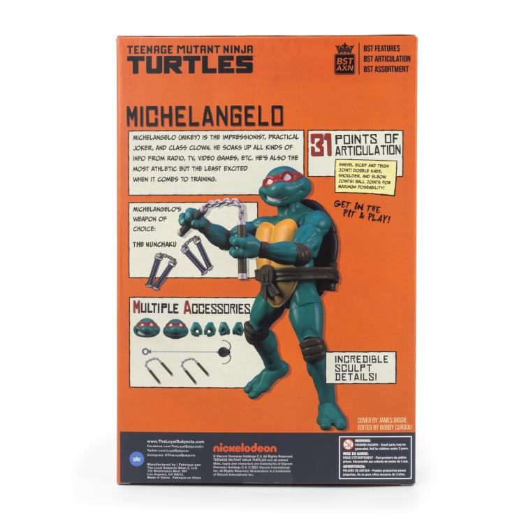 Teenage Mutant Ninja Turtles BST AXN Best of Michelangelo & Comic Set Gallery Image 10