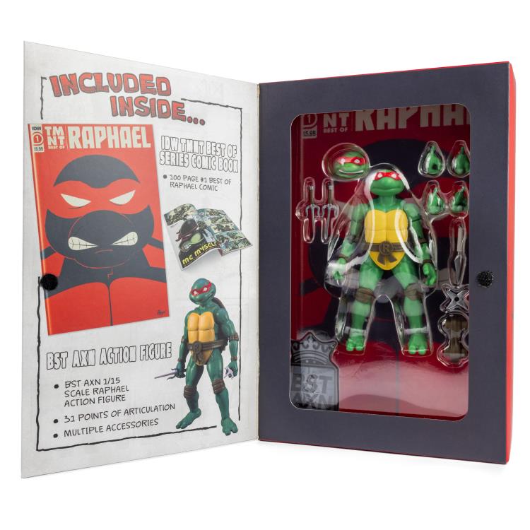 Teenage Mutant Ninja Turtles BST AXN Best of Raphael & Comic Set Gallery Image 7