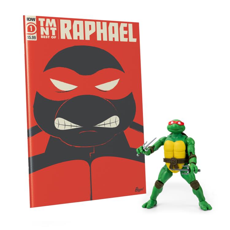 Teenage Mutant Ninja Turtles BST AXN Best of Raphael & Comic Set Gallery Image 6