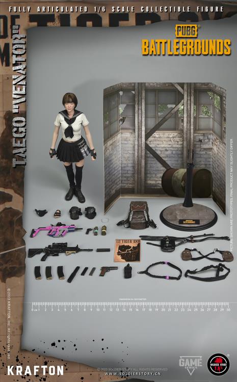 PlayerUnknown's Battlegrounds Battle Royale Taego Venator 1/6 Scale Figure Gallery Image 36