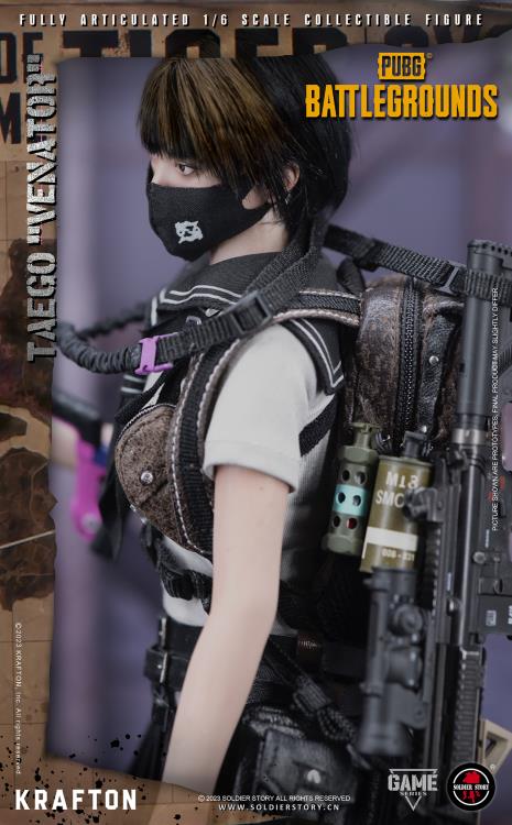 PlayerUnknown's Battlegrounds Battle Royale Taego Venator 1/6 Scale Figure Gallery Image 17