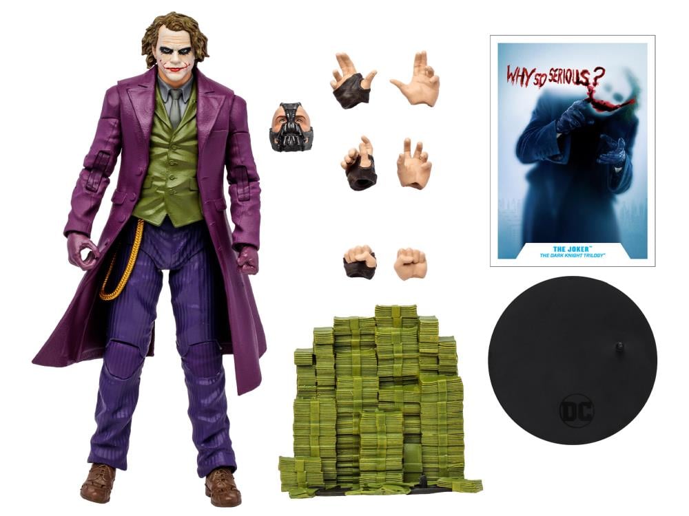 The Dark Knight Trilogy DC Multiverse The Joker Action Figure (Collect to Build: Bane) Gallery Image 9