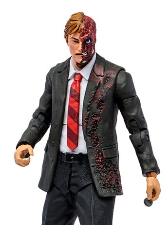 The Dark Knight Trilogy DC Multiverse Two-Face Action Figure (Collect to Build: Bane) Gallery Image 2