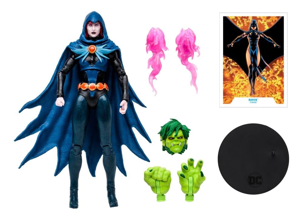 Titans DC Multiverse Raven Action Figure (Collect to Build: Beast Boy) Gallery Image 9