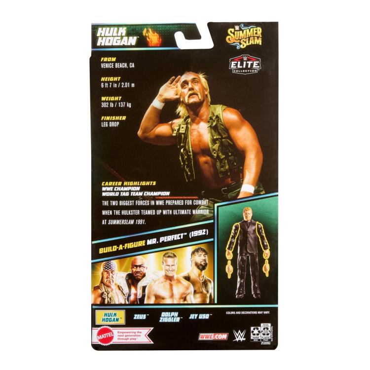 WWE Elite Collection SummerSlam Hulk Hogan (Collect to Build: Executive Consultant Mr. Perfect) Gallery Image 12