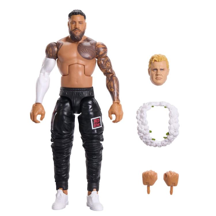 WWE Elite Collection SummerSlam Jey Uso (Collect to Build: Executive Consultant Mr. Perfect) Gallery Image 7