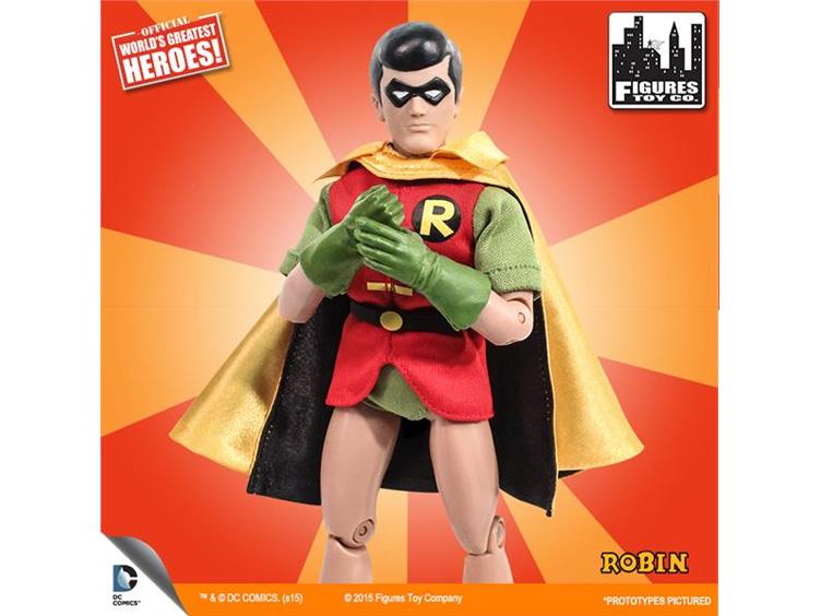 Super Friends World's Greatest Heroes Series 1 Robin 8" Retro Figure Gallery Image 1