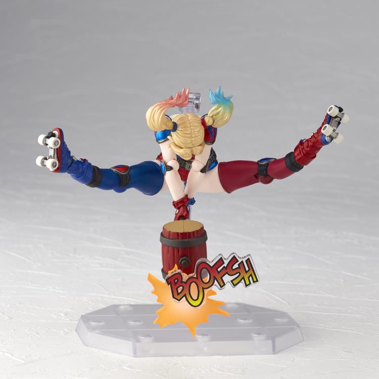 DC Comics Amazing Yamaguchi Revoltech No.015EX Harley Quinn (New Color Ver.) Action Figure (Reissue) Gallery Image 10