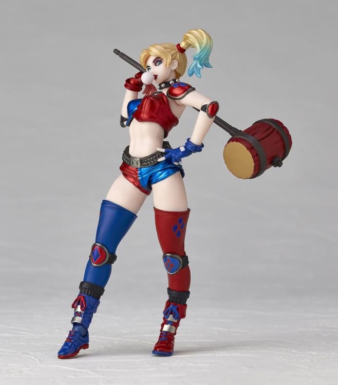 DC Comics Amazing Yamaguchi Revoltech No.015EX Harley Quinn (New Color Ver.) Action Figure (Reissue) Gallery Image 3