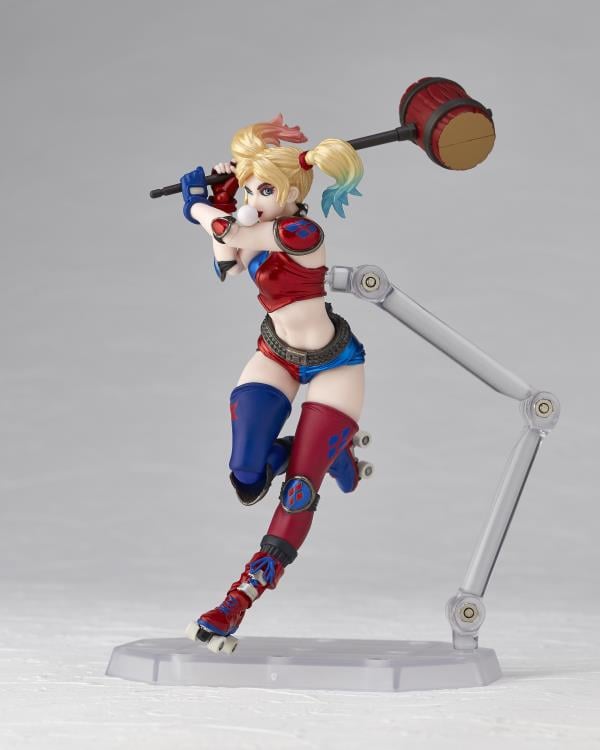 DC Comics Amazing Yamaguchi Revoltech No.015EX Harley Quinn (New Color Ver.) Action Figure (Reissue) Gallery Image 6