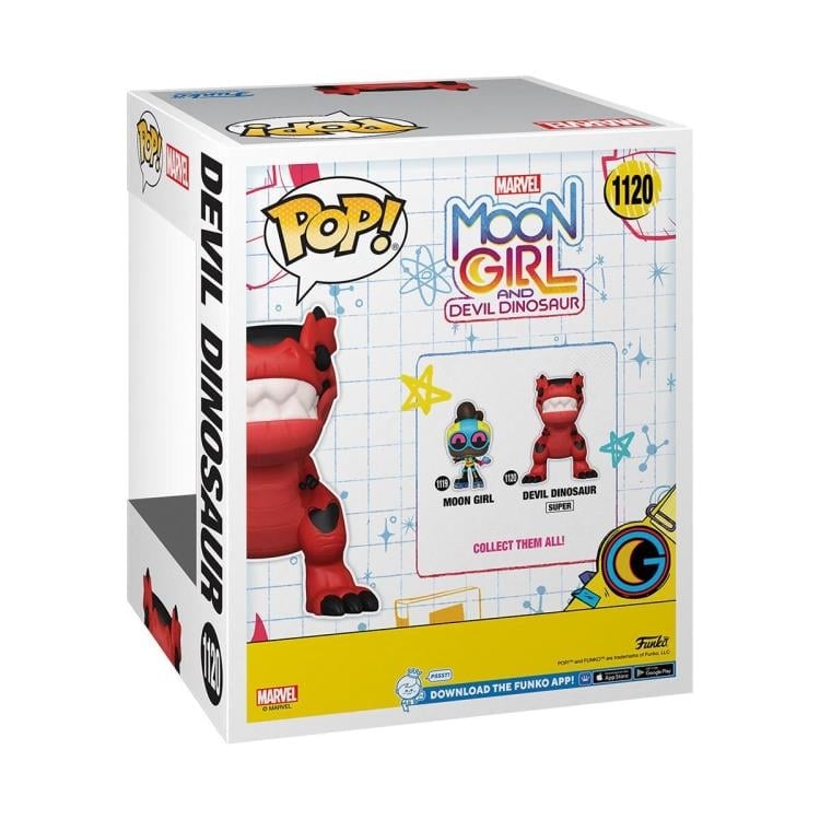 Pop! Marvel: Super Sized 6" Moon Girl and Devil Dinosaur - Devil Dinosaur Gallery Image 5