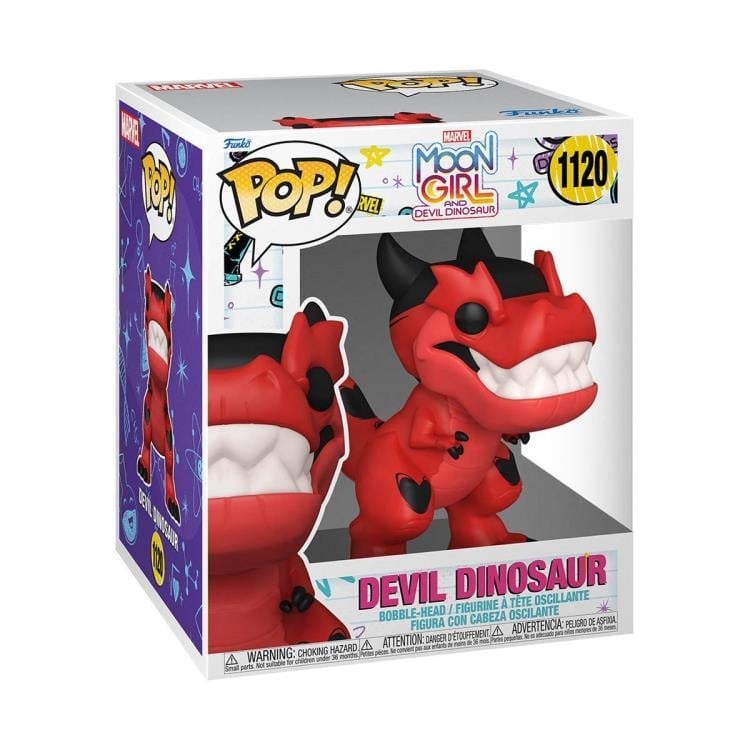 Pop! Marvel: Super Sized 6" Moon Girl and Devil Dinosaur - Devil Dinosaur Gallery Image 4